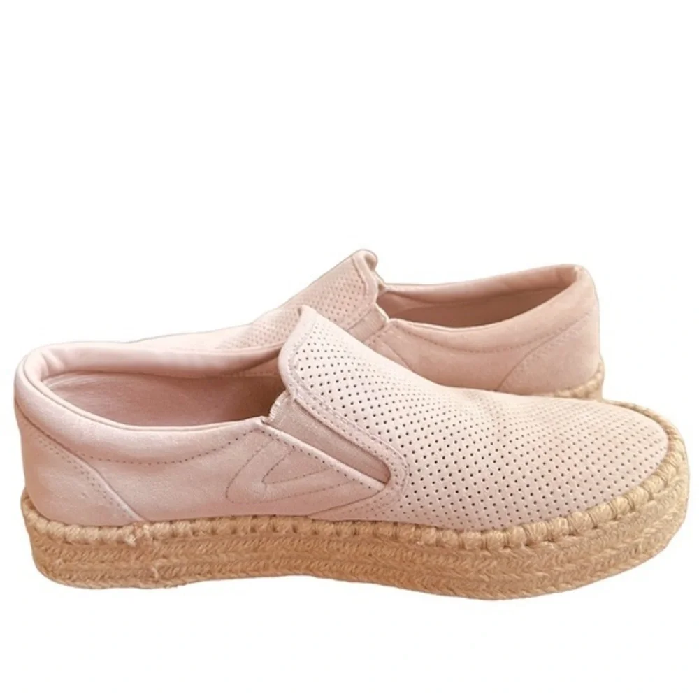 TRETORN EMILIA 3 PLATFORM SUEDE ESPADRILLES BLUSH SIZE 7